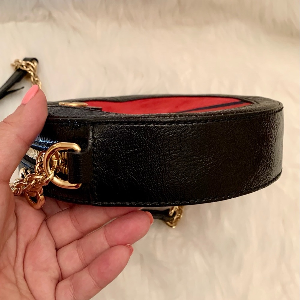 SOLD Gucci Mini Ophidia Round bag In Red Suede - Picture 7 of 10
